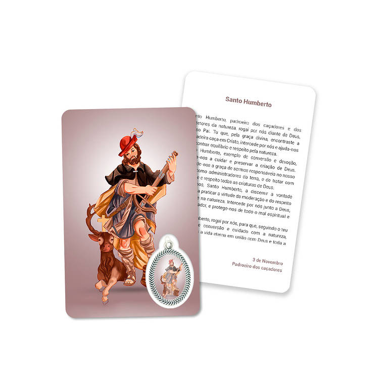 Carta con la preghiera di Sant' Uberto 1