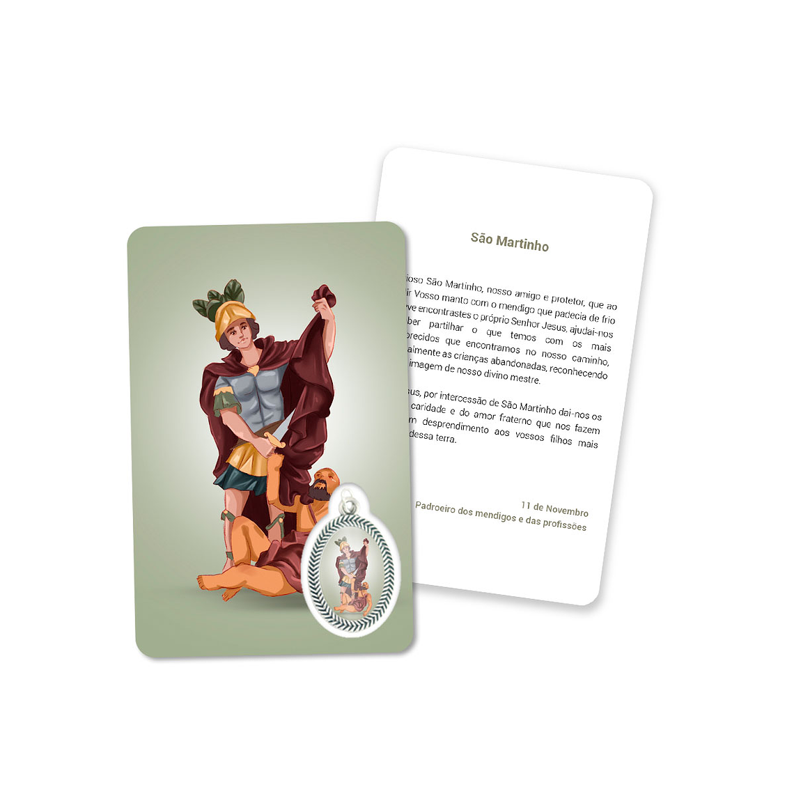 Cartão com oração de São Martinho 1