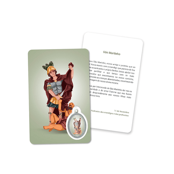 Cartão com oração de São Martinho 1