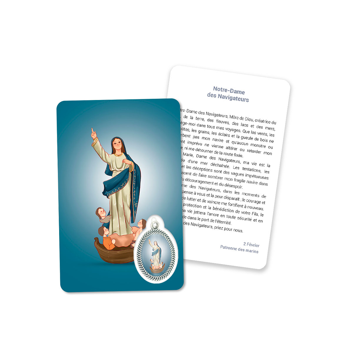 Prayer's card to Our Lady of Navigators 5