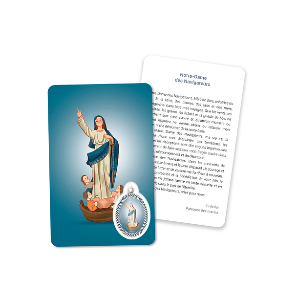 Prayer's card to Our Lady of Navigators 5