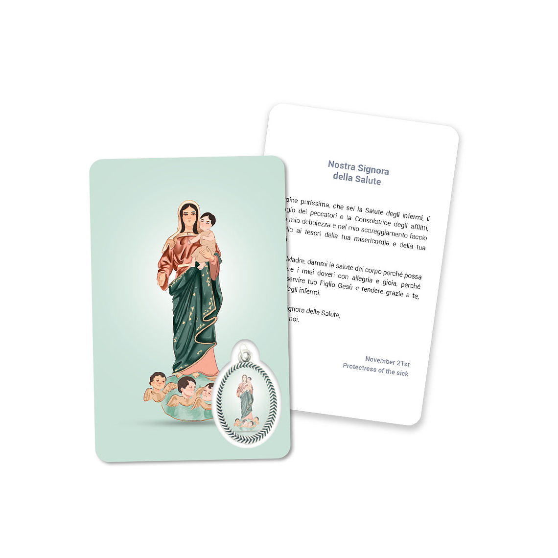 Cartão com oração de Nossa Senhora da Saúde 3