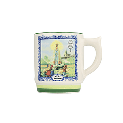 Caneca de Fátima em faiança