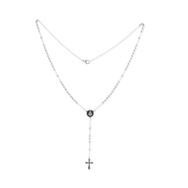 Stainless steel rosary of Our Lady of Aparecida 2