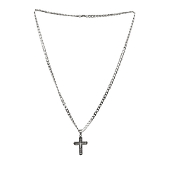 Stainless steel necklace with prayer