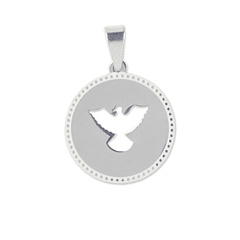 Holy Spirit stainless steel medal