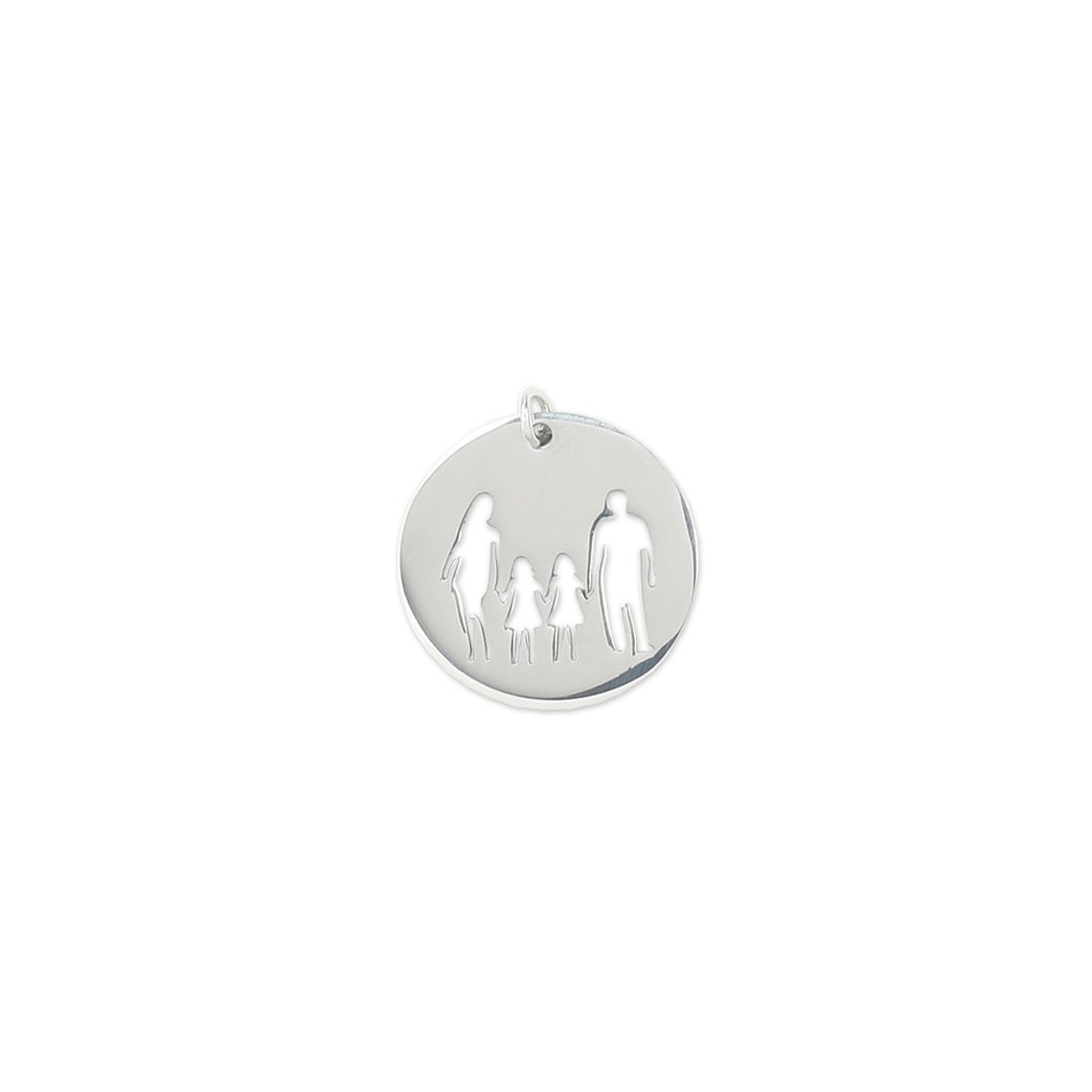 Stainless steel family medal 1