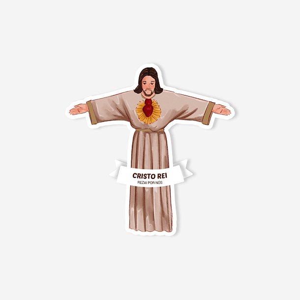 Christ the King Catholic sticker 1