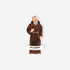 Friar Damian Catholic sticker