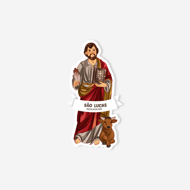 Saint Luke Catholic sticker 1