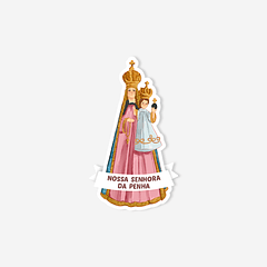 Pegatina católica de Nuestra Señora de la Penha