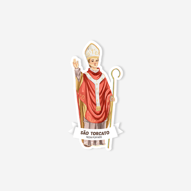 Saint Torcato Catholic sticker 1