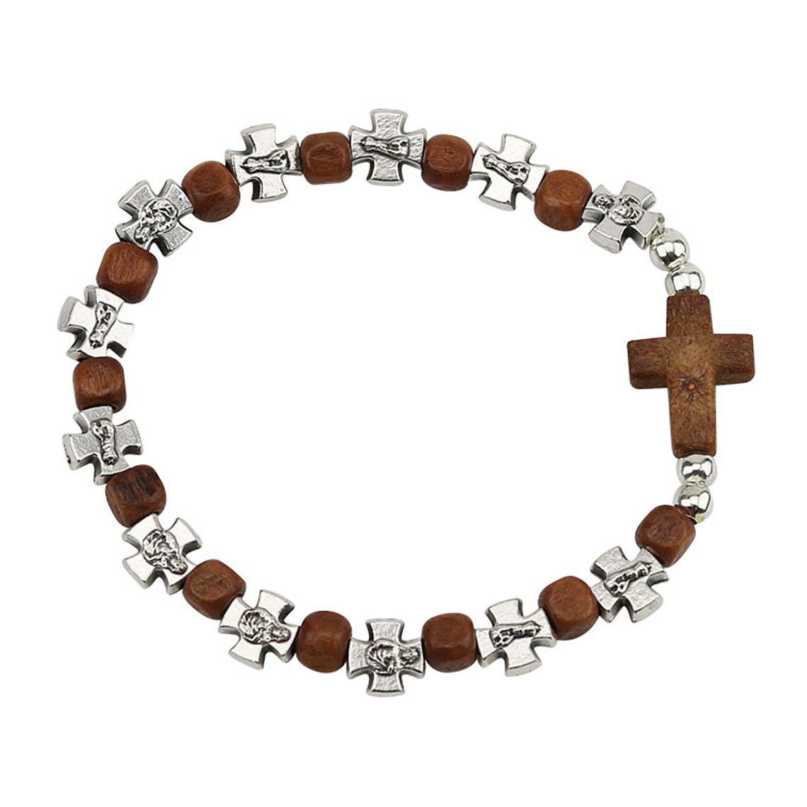 Wooden Catholic Bracelet 1
