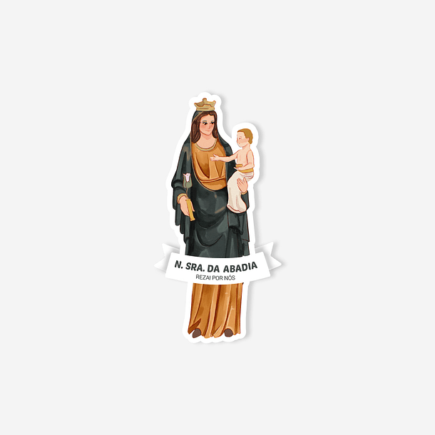 Our Lady of the Abbey sticker 1