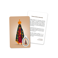 Prayer's card to Our Lady of Aparecida