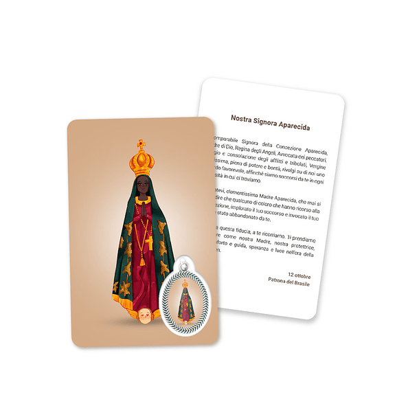 Cartão com oração de Nossa Senhora Aparecida 3