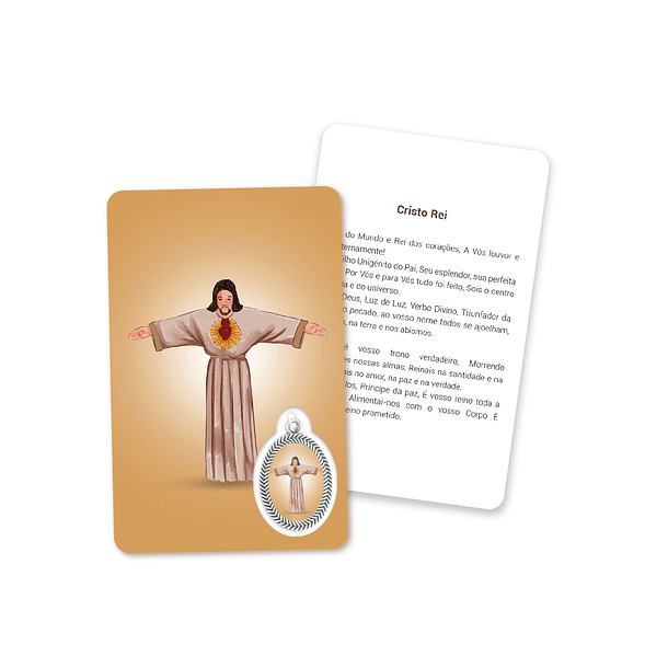 Prayer's card to Christ the King 1