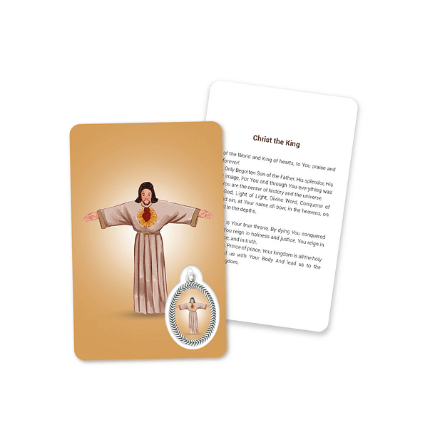 Prayer's card to Christ the King 4