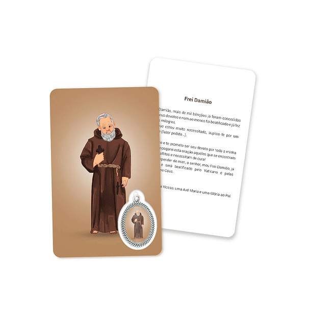 Prayer's card to Friar Damian 1