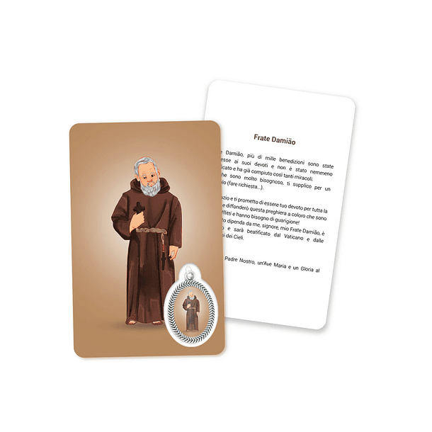 Prayer's card to Friar Damian 3