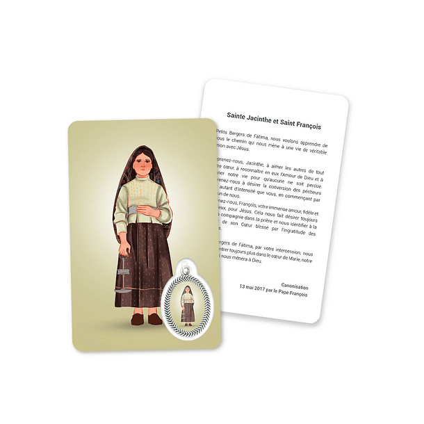 Tarjeta con oración de Santa Jacinta 5