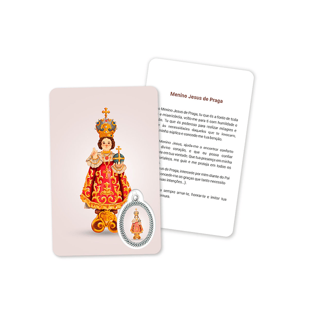 Prayer's card to Infant Jesus of Prague 1
