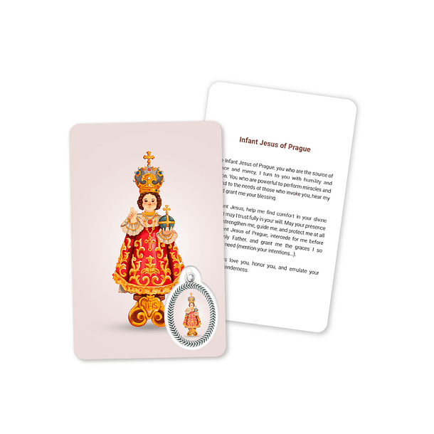 Prayer's card to Infant Jesus of Prague 4