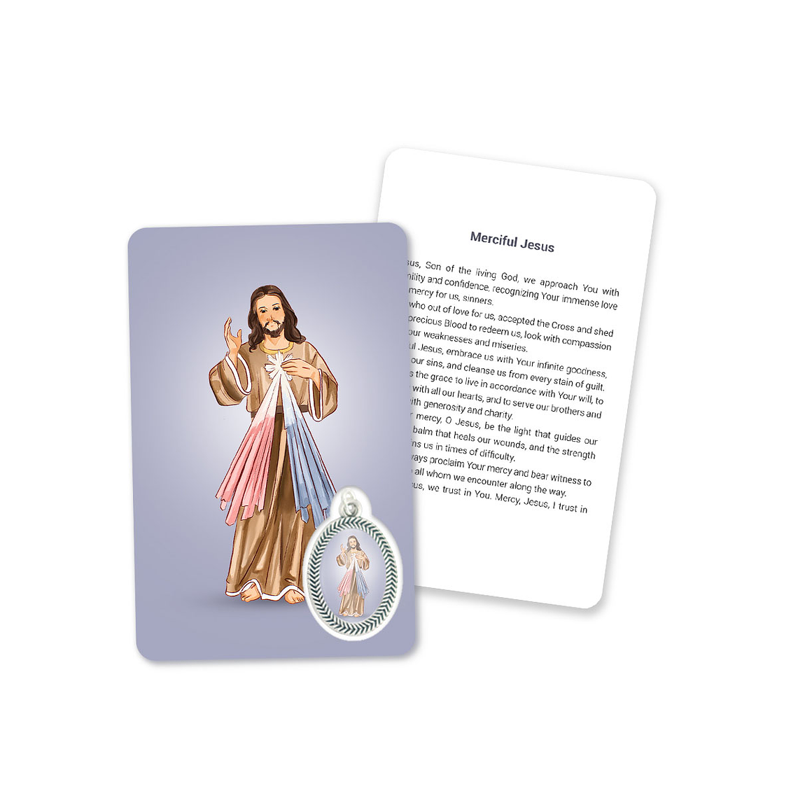 Cartão com oração de Jesus Misericordioso 4