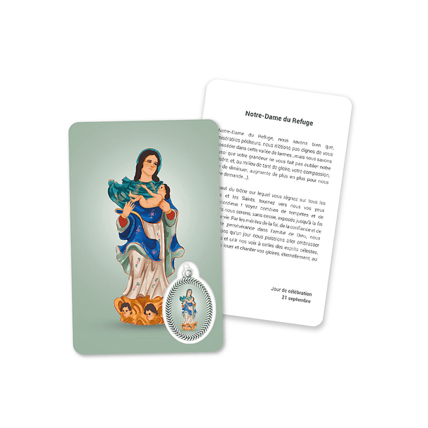 Prayer's card to Our Lady of Refuge 5