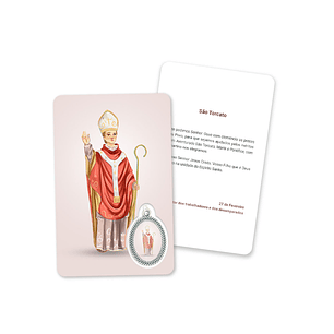 Prayer's card to Saint Torquatus