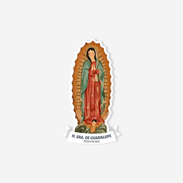 Our Lady of Guadalupe sticker 1