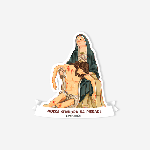 Pegatina de Nuestra Señora de la Piedad 1