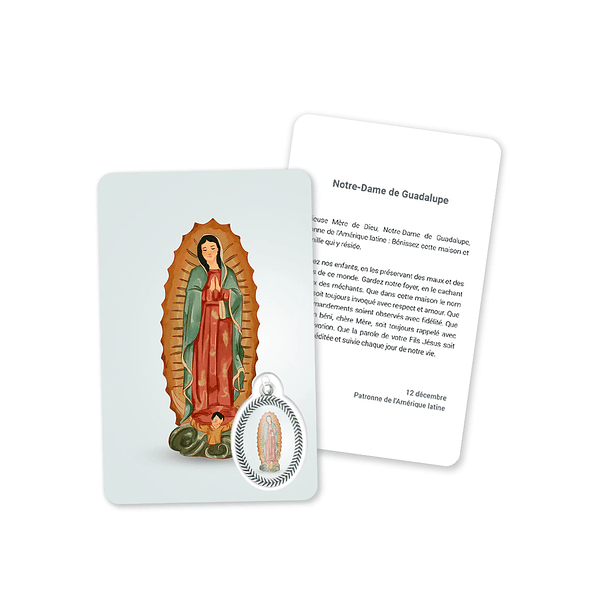 Tarjeta con oración a Nuestra Señora de Guadalupe 5