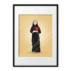 Affiche Sainte Faustine