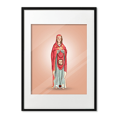 Poster Nossa Senhora Protetora dos Aflitos