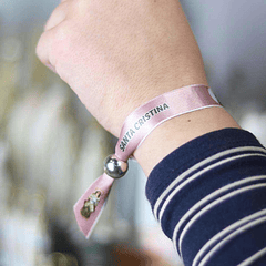 Saint Christina fabric bracelet