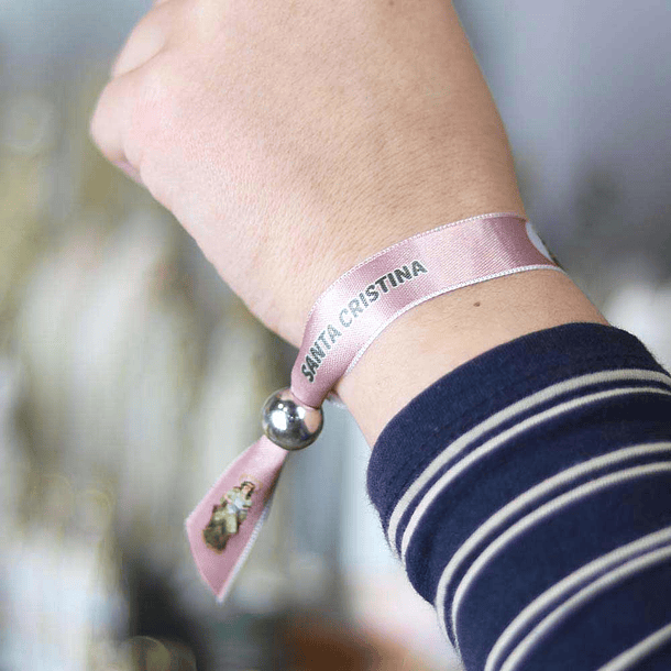 Saint Christina fabric bracelet 1