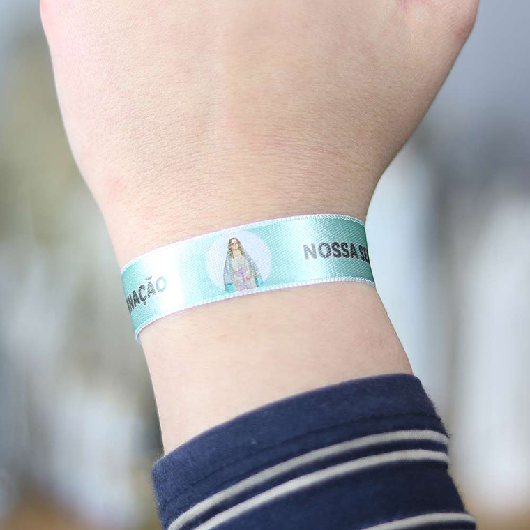 Bracelet en tissu Notre-Dame de l'Incarnation 3