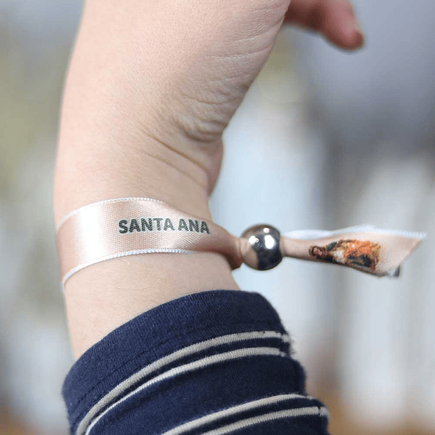 Saint Anna fabric bracelet 3
