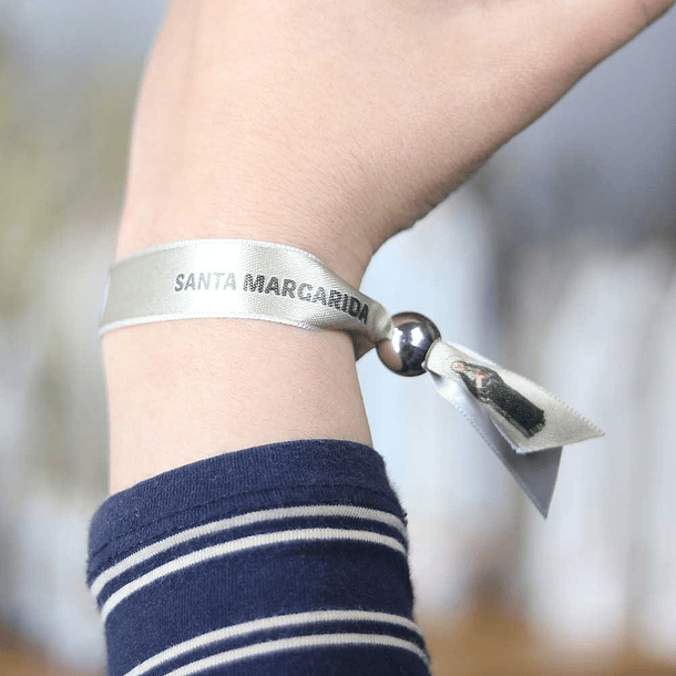 Saint Margaret fabric bracelet 4