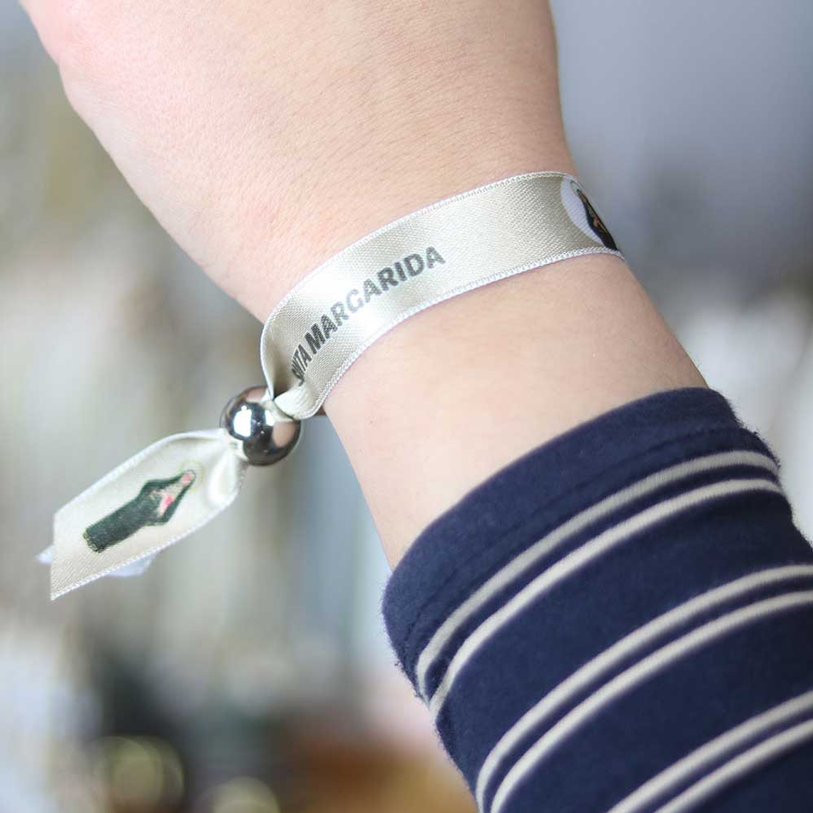 Saint Margaret fabric bracelet 2