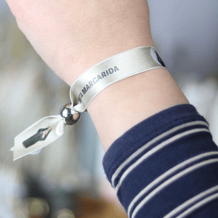 Saint Margaret fabric bracelet