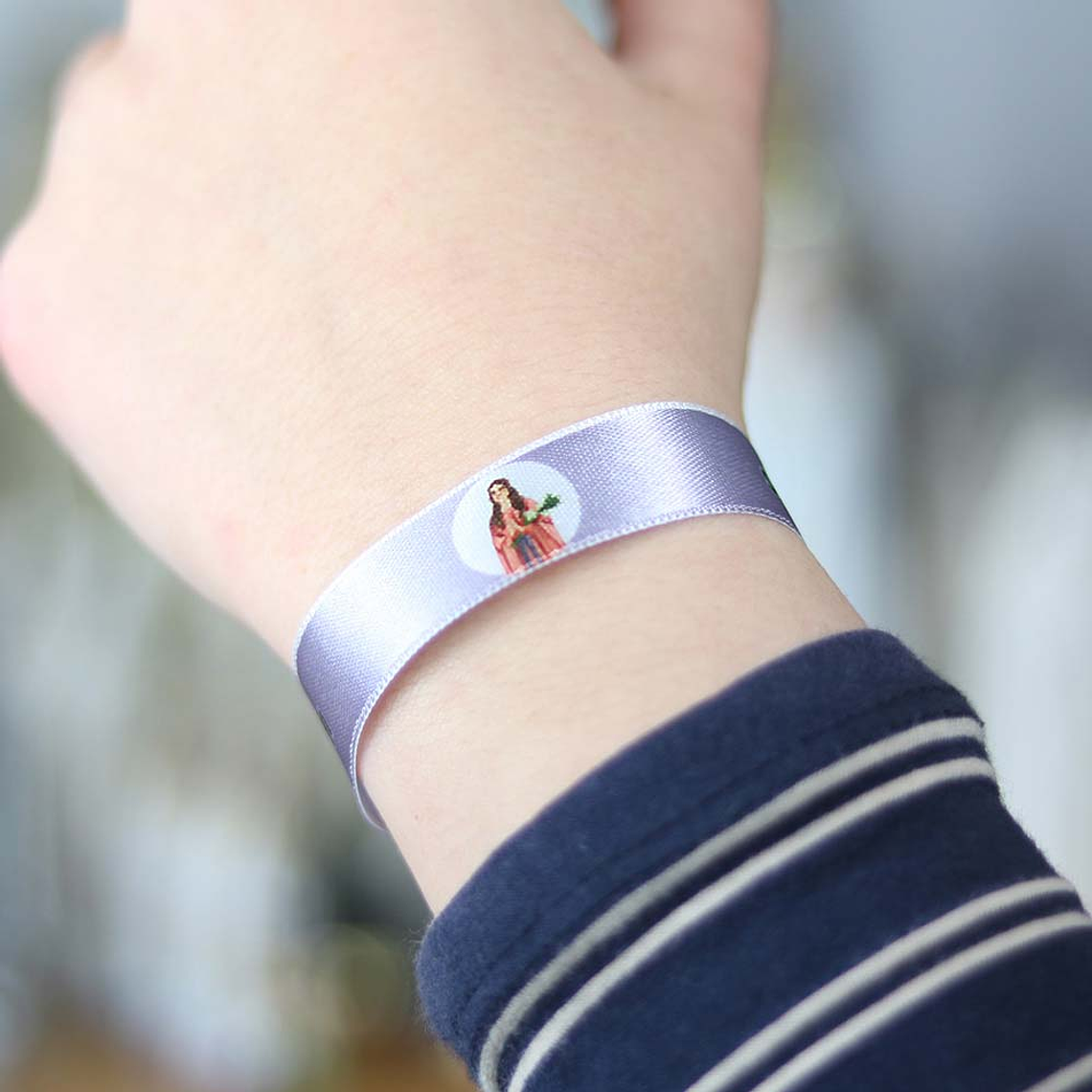 Saint Maria Goretti fabric bracelet 3