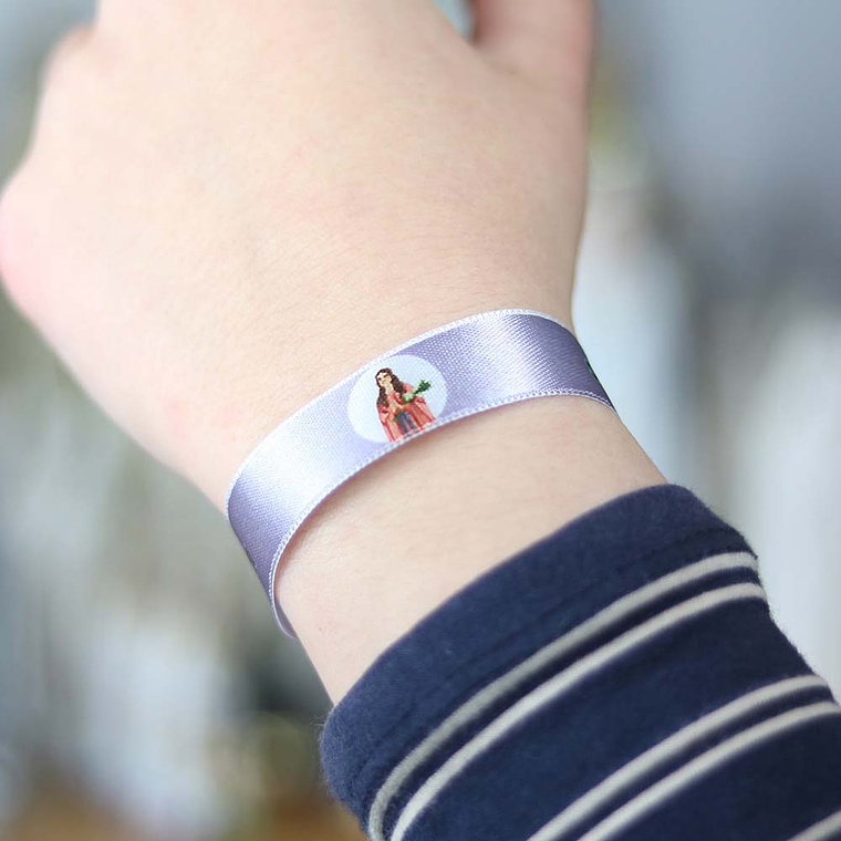 Saint Maria Goretti fabric bracelet 3