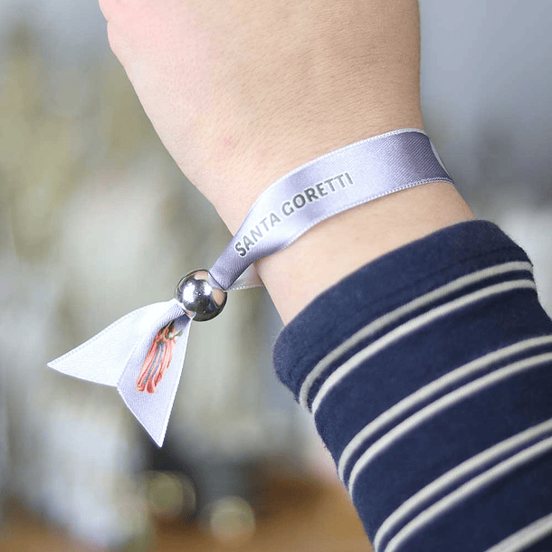 Saint Goretti fabric bracelet 1