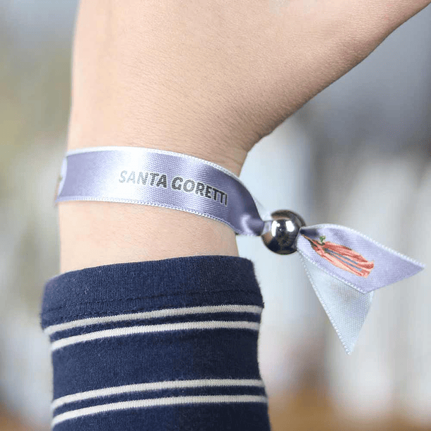 Saint Goretti fabric bracelet 4