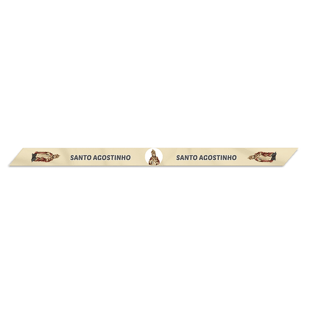 Saint Augustine fabric bracelet 2