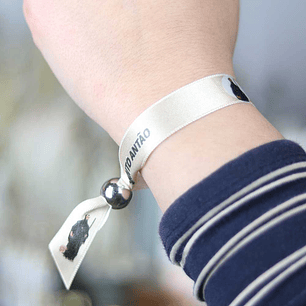 Saint Anthony the Great fabric bracelet