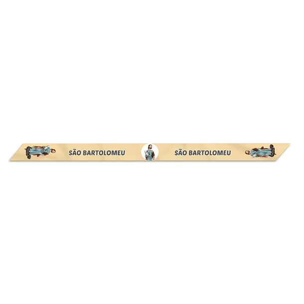 Saint Bartholomew fabric bracelet 2