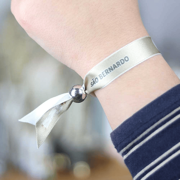 Saint Bernard fabric bracelet 1